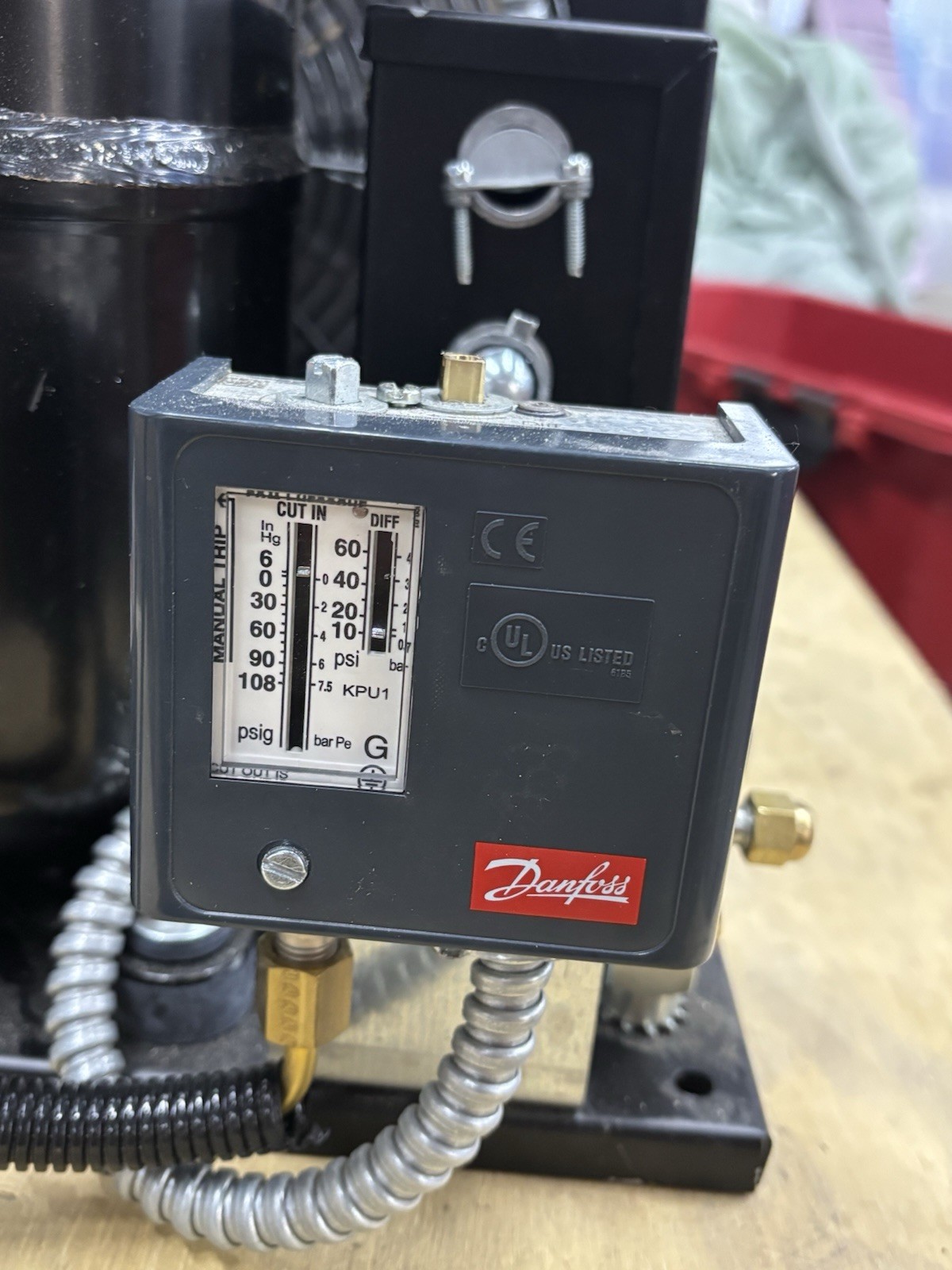 Danfoss Optyma Hermetic Condensing Unit R-404A 208-230V 1PH Black