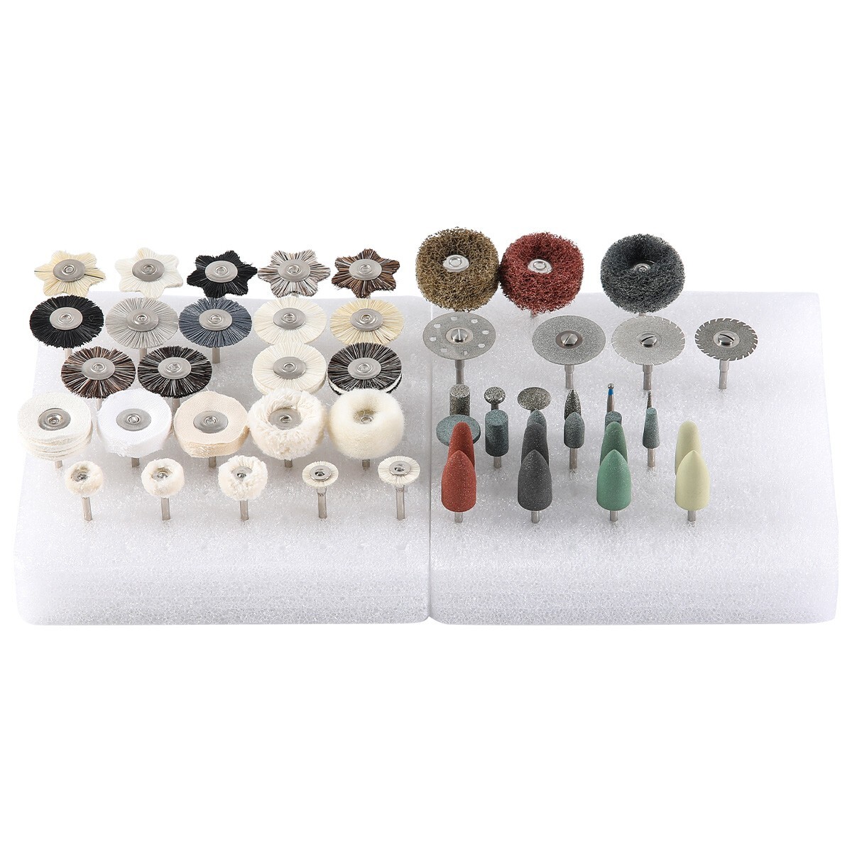 51Pcs/Box Dental Lab Polishing Kit HP Shank For Composite Ceramic 2.35mm