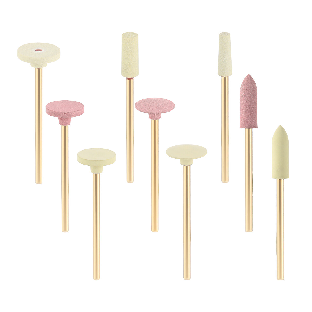 Dental Grinding Polishing Zirconia HP (Long Straight) Burs Diamond Polisher Disc