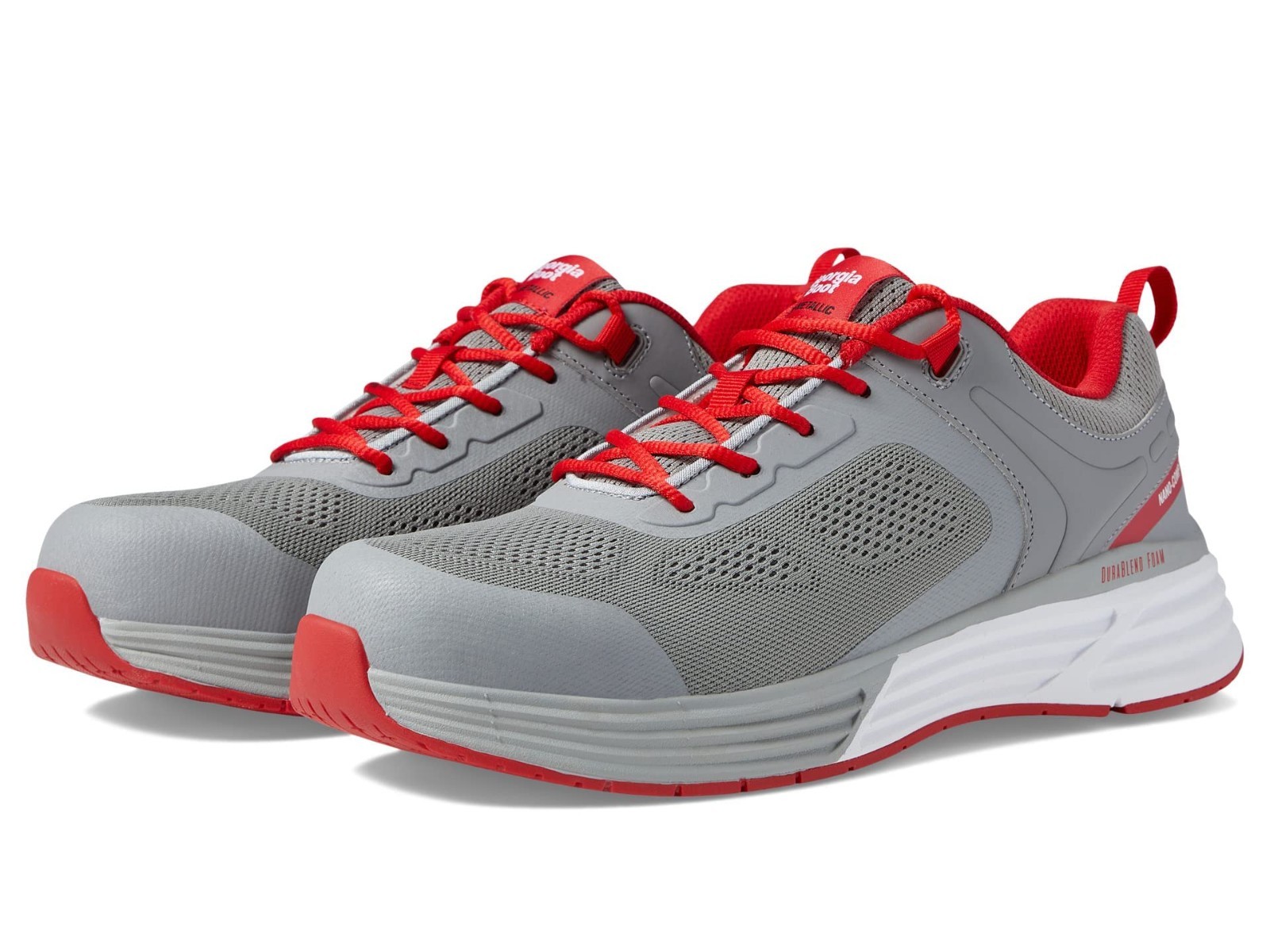 Georgia Boot Durablend Nano Composite Toe Grey/Red Men’s 12 M