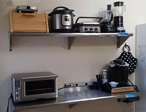 Stainless Wall Shelf | NSF | Utility Metal Shelf ||