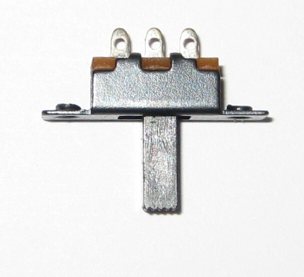 0.5A SPDT Miniature Panel Mount Slide Switch w/ Metal Body + Long Lever – 50 VDC
