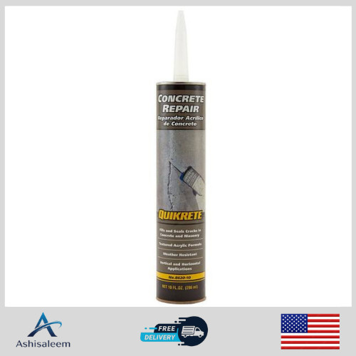 Concrete Crack Sealant 10 Oz Repair Caulk for Cement Masonry Stucco Caulk Gun