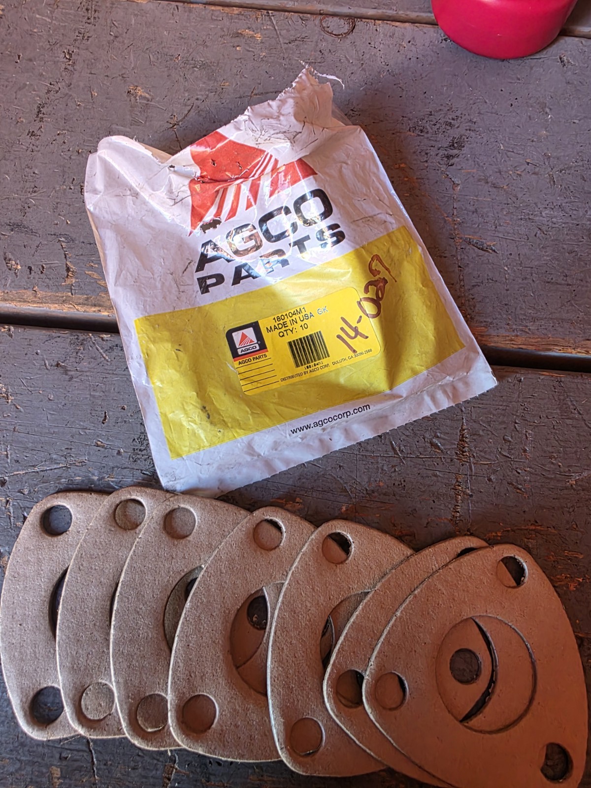 180104M1 AGCO Exhaust Gasket For Massey Ferguson TO35 MF35 MF50 MF135 230 + More