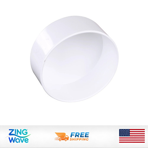 NDS 4in PVC Sewer Drain Cap Pipe Fitting Plug Heavy Duty
