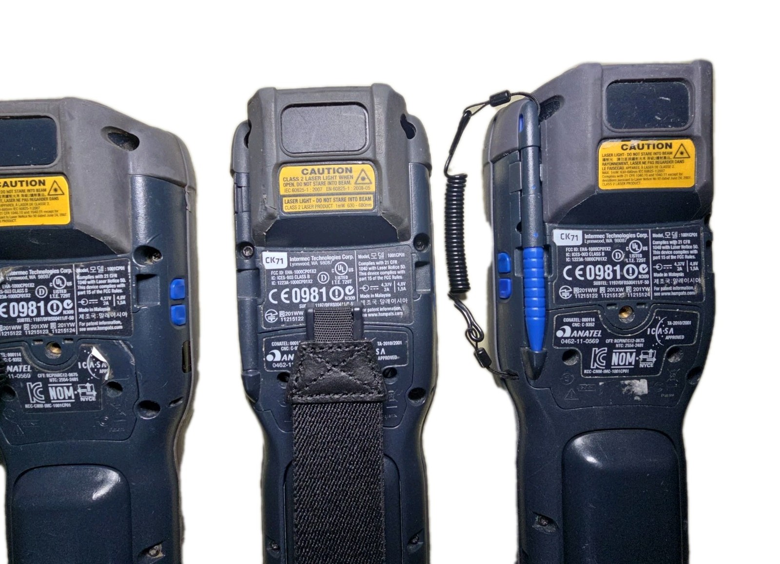 Honeywell Intermec 4X CK71 Barcode Scanners Charger & Batteries