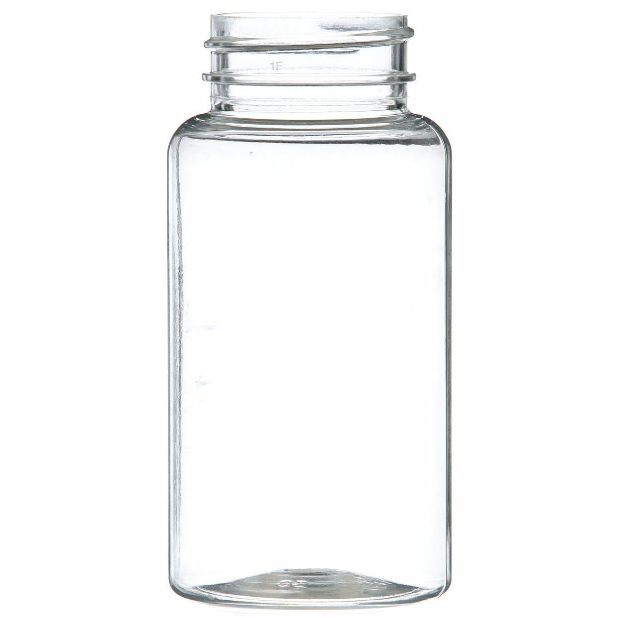 Wholesale Empty 150 cc Clear PET Plastic Round Packer Bottle 38-400 Neck Finish