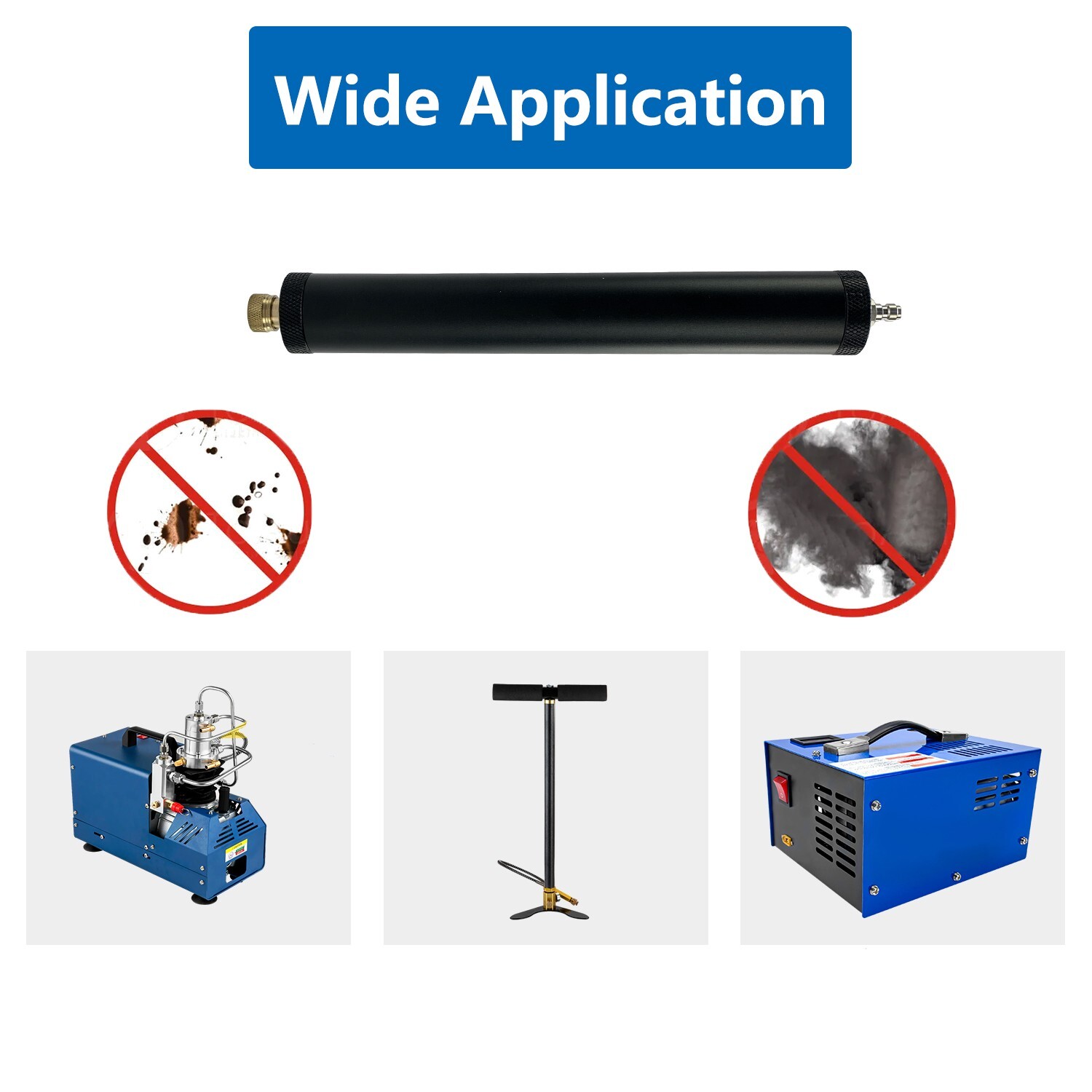 Portable High Pressure Hand Pump 4500 Psi 3 Stage PCP Air Pump PCP Air Rifle