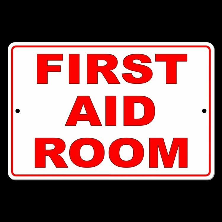 First Aid Room Sign METAL emergency medicine notice warning SW016