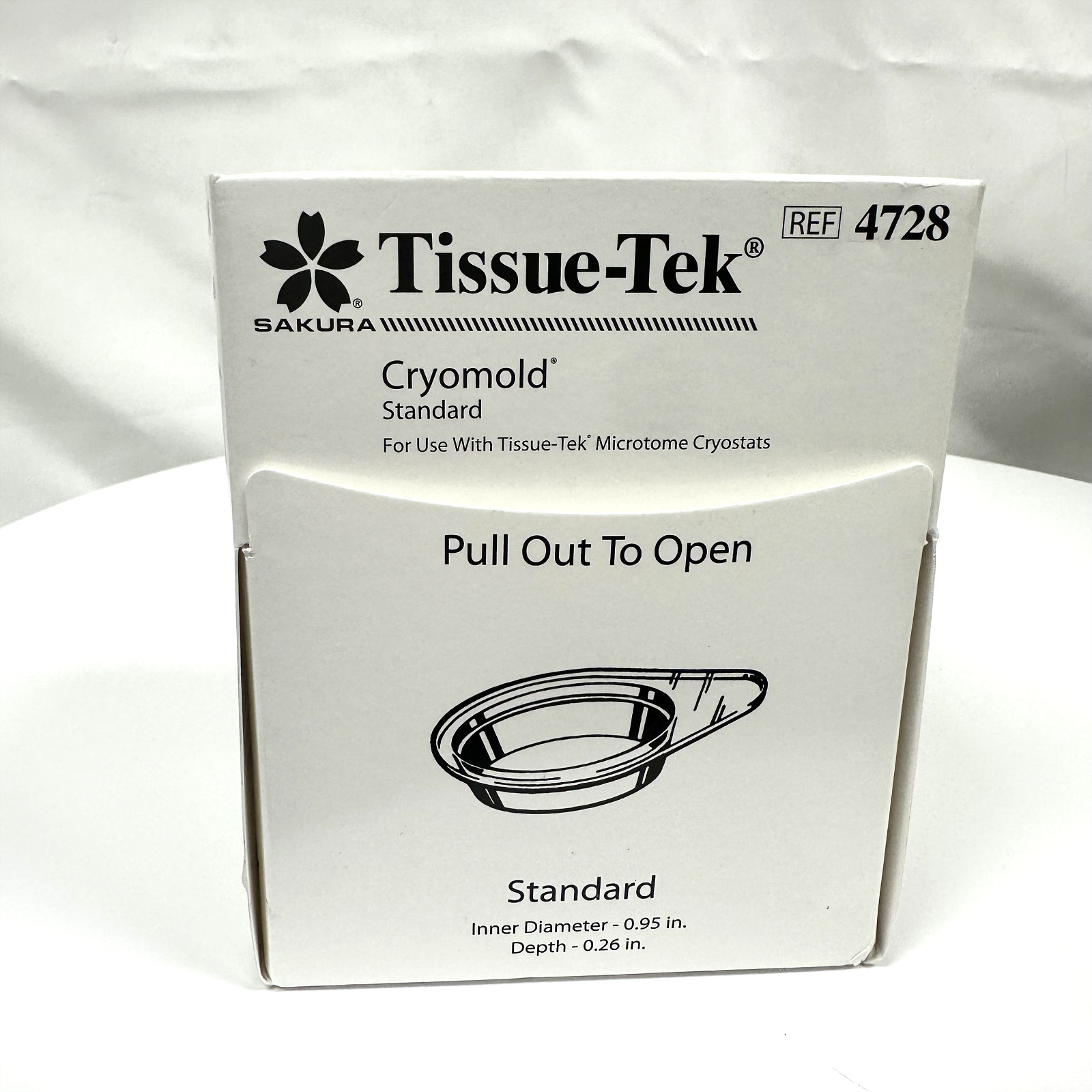 New, Sakura Cryomold® Standard #4728, 24 mm Inner Diameter, 100 per Pack