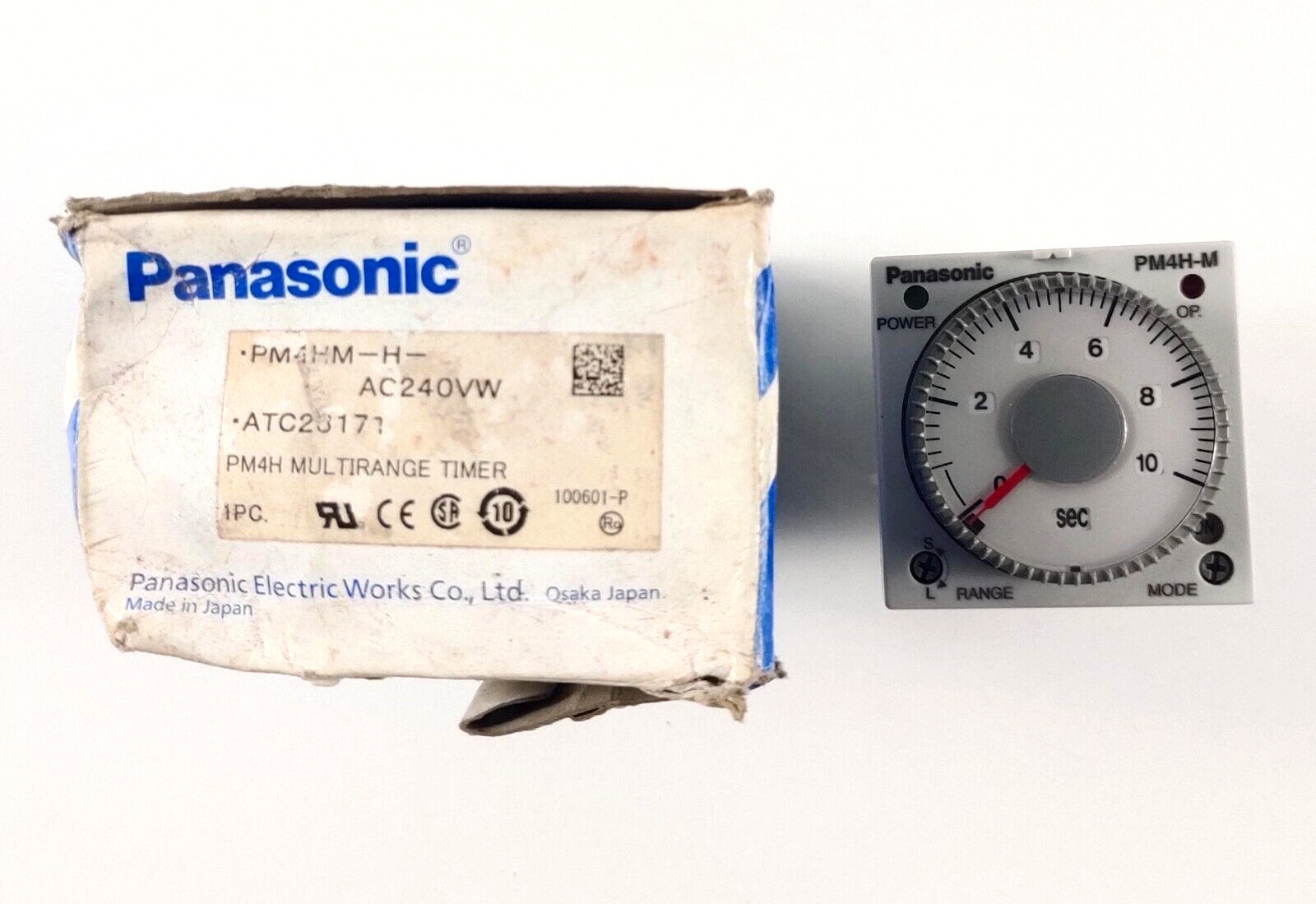 Panasonic PM4H-M Multirange Timer ATC23171 PM4HM-H-AC240VW (NEW)