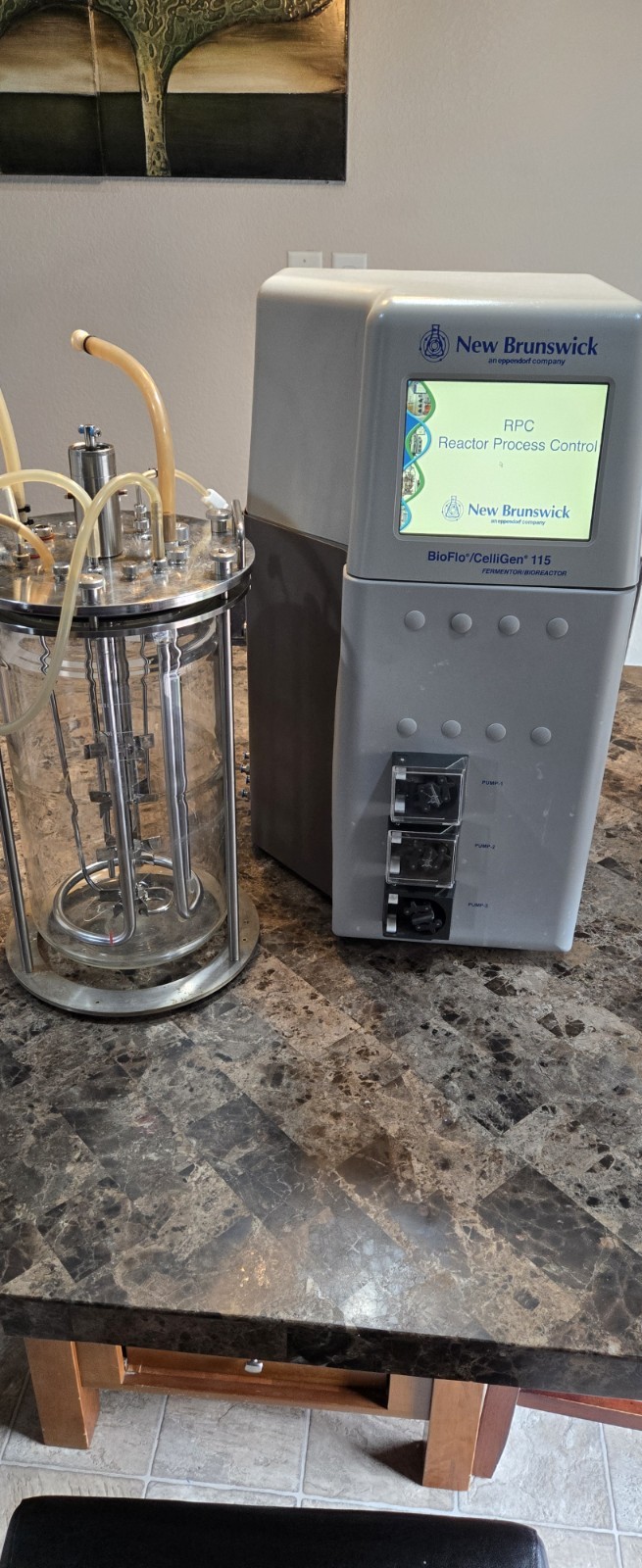 Eppendorf BioFlo/Celligen 115 Bio Reactor W/ 10L Reaction Vessel