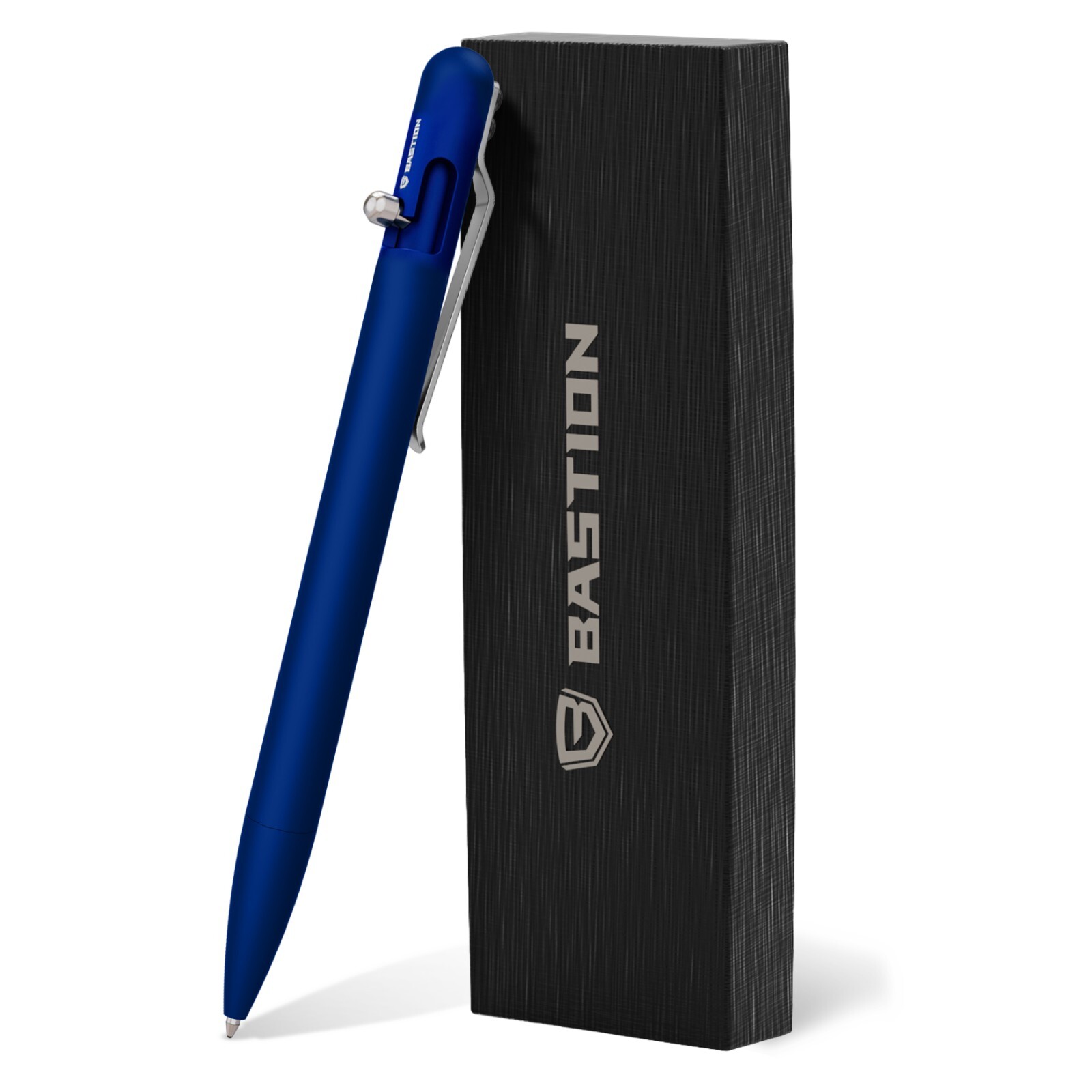 BASTION Bolt Action Pen | Aluminum Blue | New Slim Body Metal Luxury Ballpoint