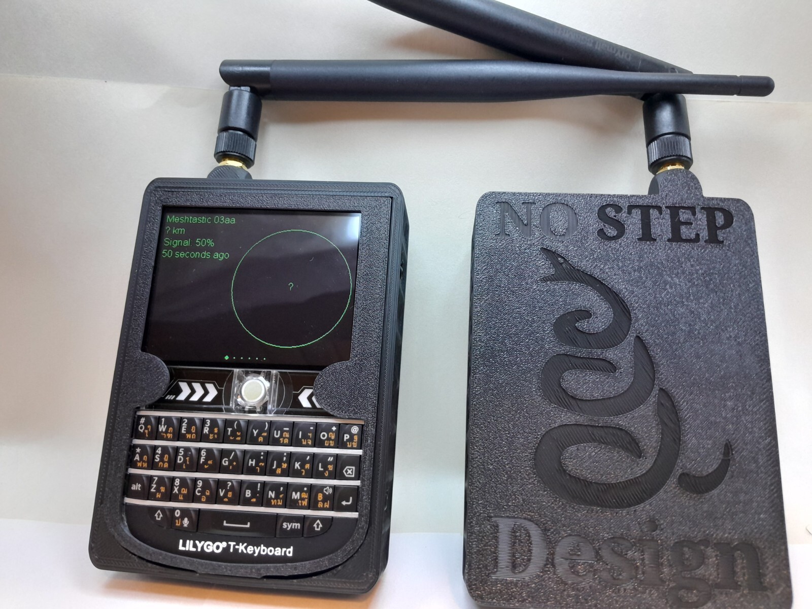 Meshtastic T-Deck STAND ALONE node ready to use 915mhz w/ custom case 3000mah