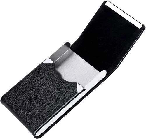 Professional Business Card Holder PU Leather Business Card Case Name Card Holder