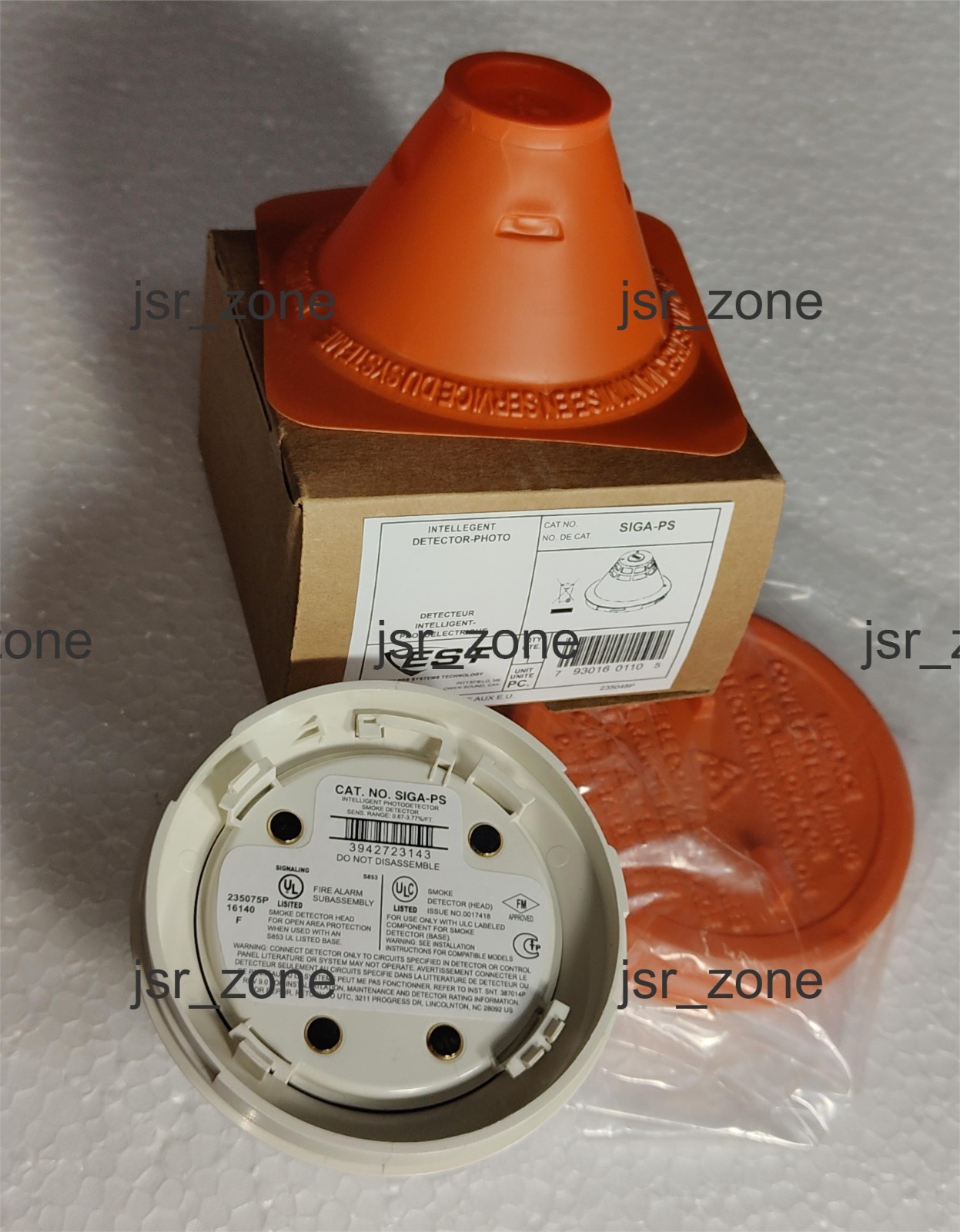 Edwards EST SIGA PS Photoelectric Fire Smoke Detector Fire Alarm Head