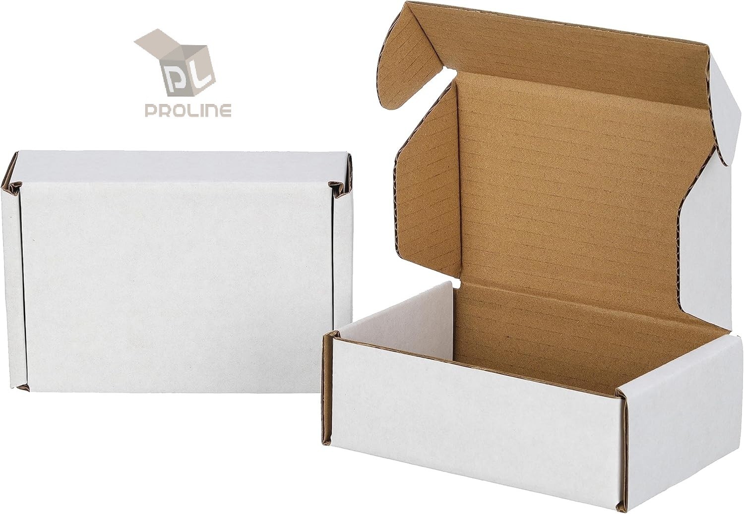 200 Pack 6x4x2 White Corrugated Shipping Mailer Packing Box Boxes 6″ x 4″ x 2″