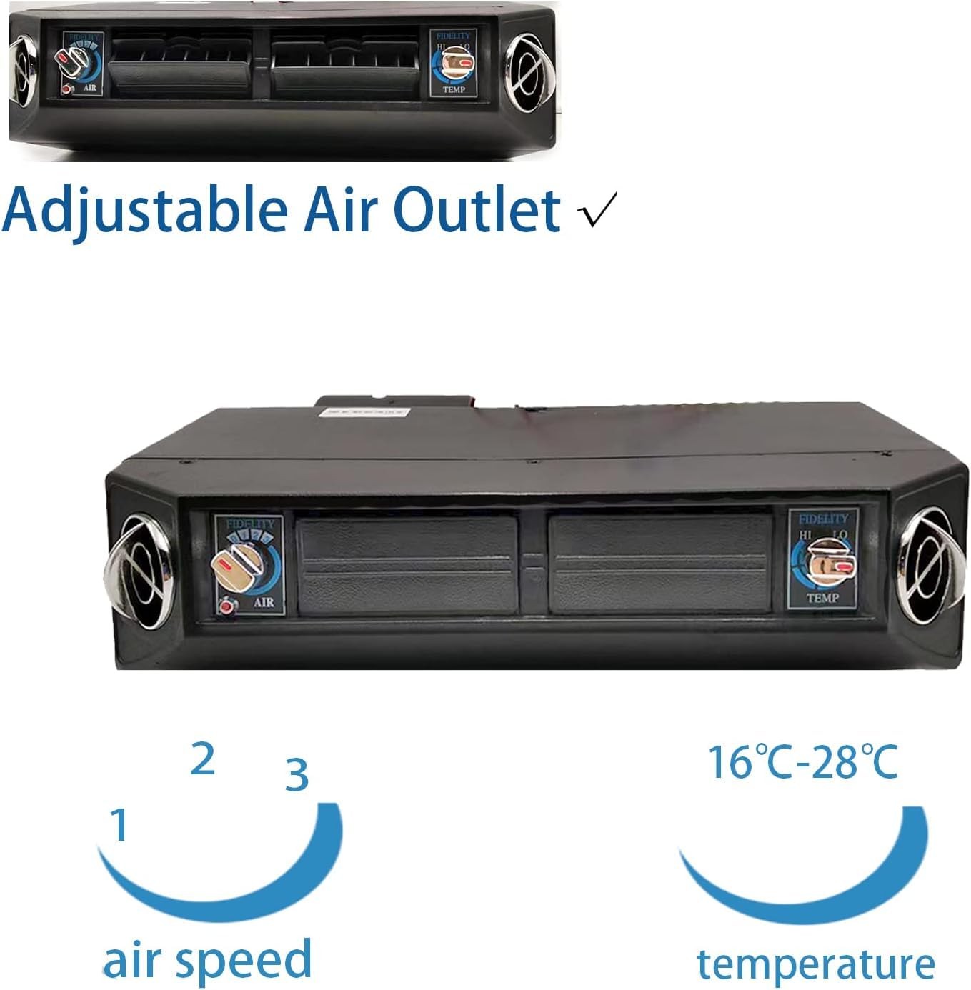 10000BTU 12V Under Dash Electric Air Conditioner Heating Cooling Kit Universal