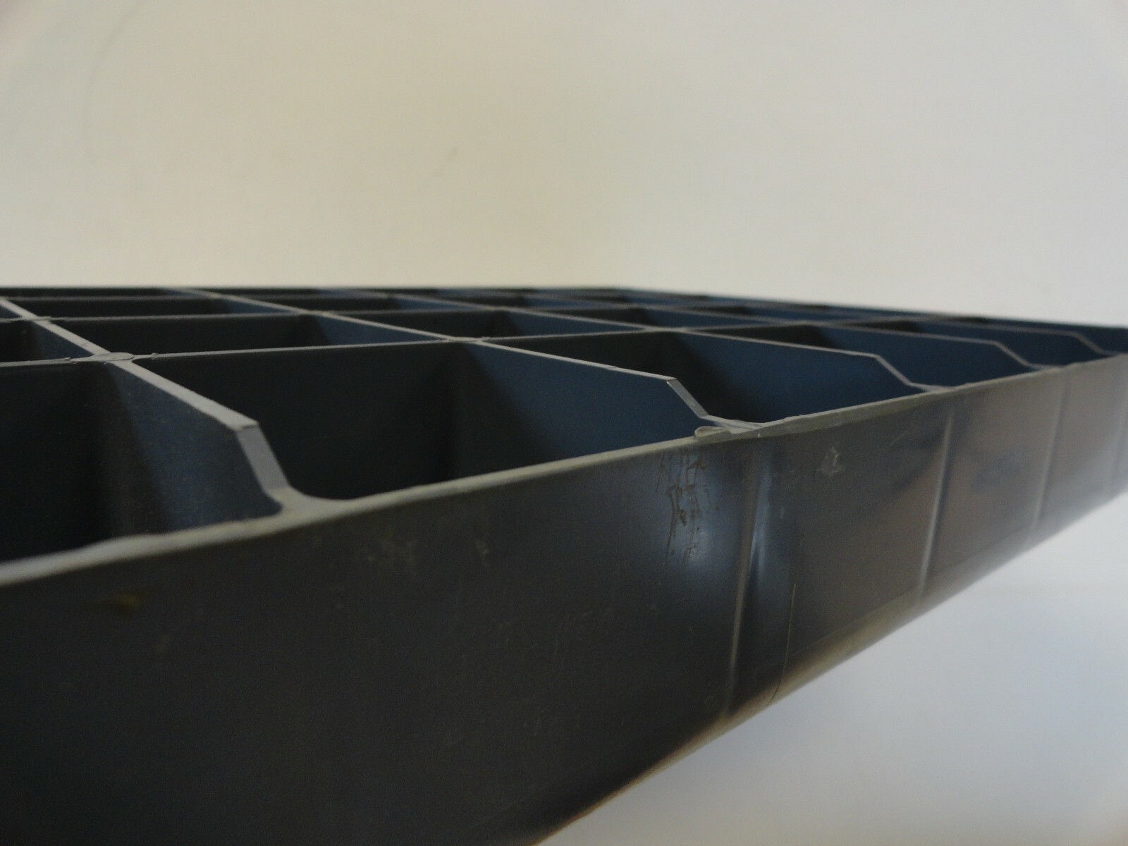DURHAM C-204-95 GRAY PLASTIC STORAGE COMPARTMENT BIN / CASE 13 1/2″ X 9 1/2″