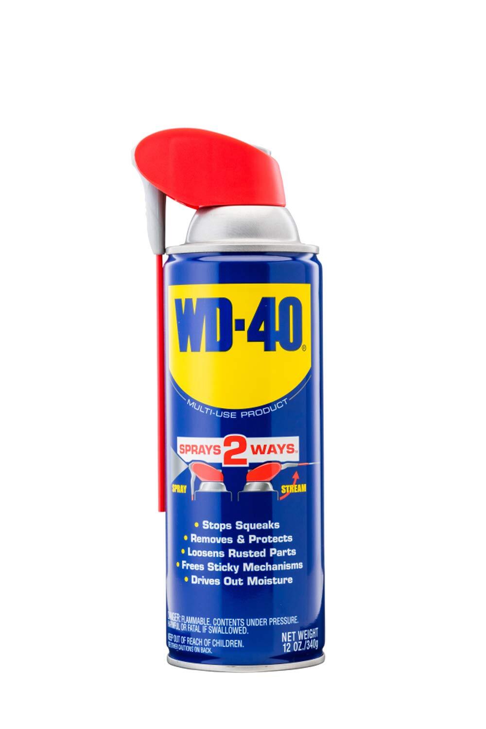 WD-40 Multi-Use Product with SMART STRAW SPRAYS 2 WAYS, 12 OZ