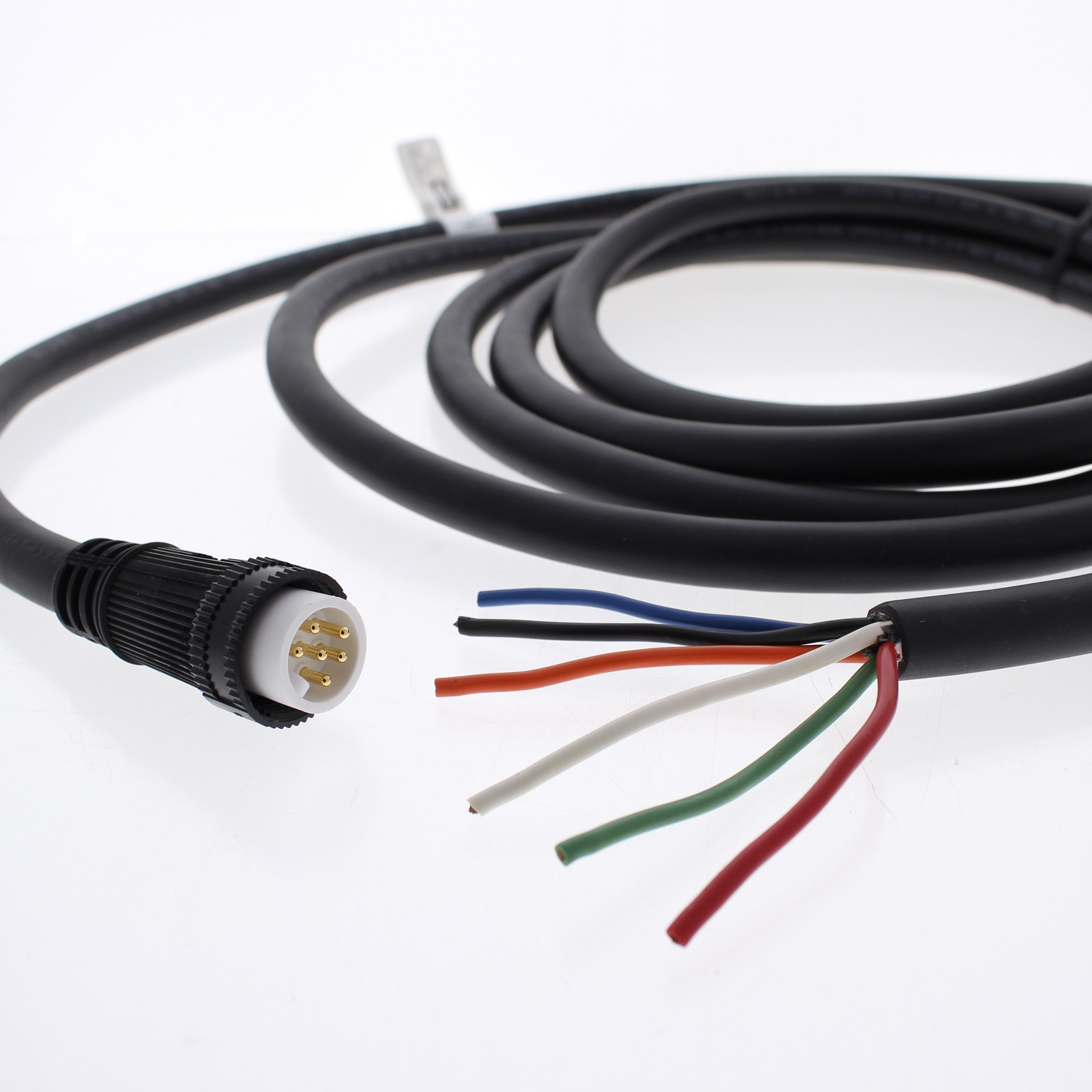 10 Hubbell 12ft Mini-Quick Connect Cords Pigtail Cable Male Plug 16/6 HPNS06112