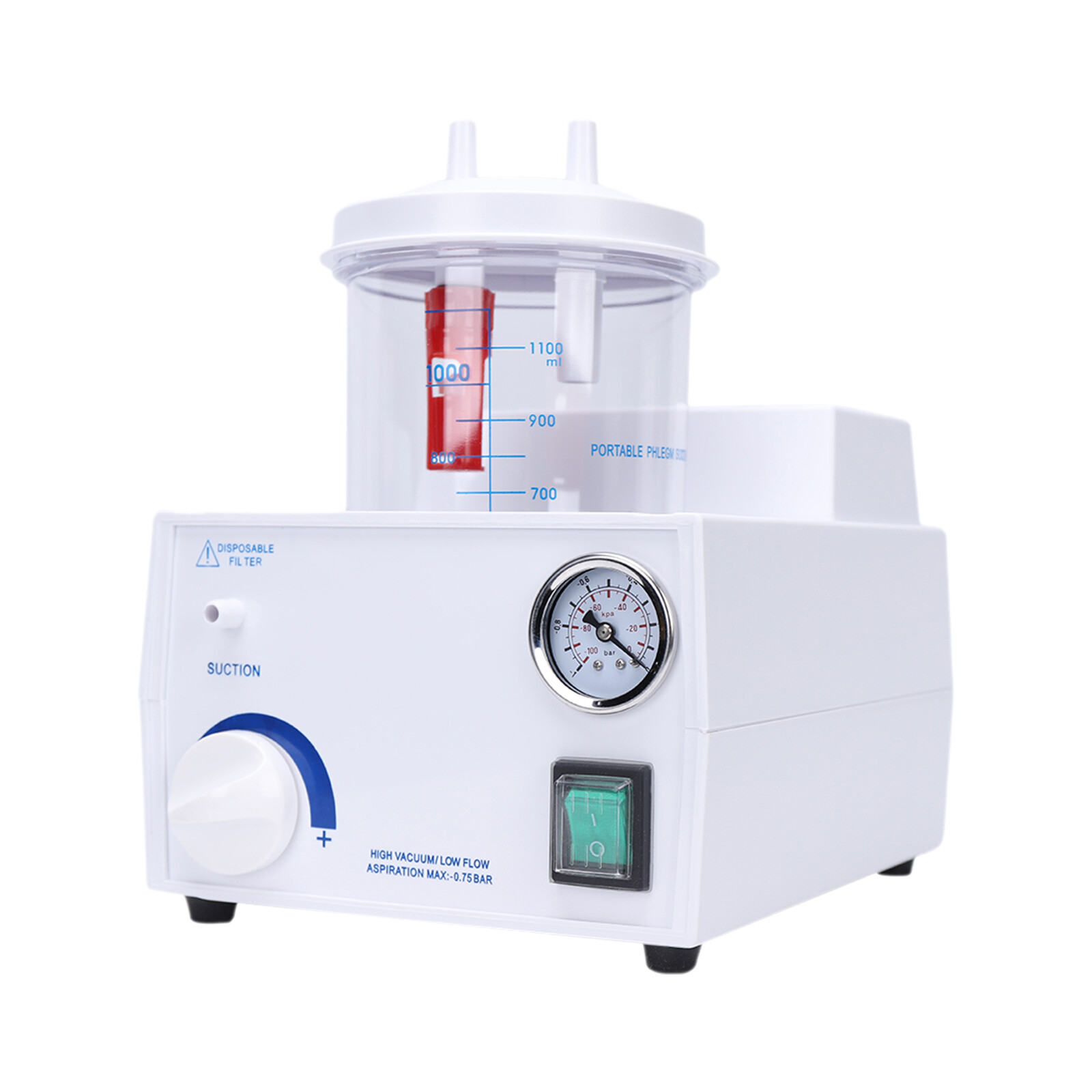 Portable Suction Machine Oil-Free Suction Help Device for Elderly Adult Child