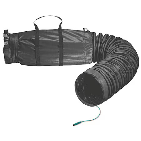 Allegro Industries 9550-15Exsb Statically Conductive Duct, Black, 15 Ft L