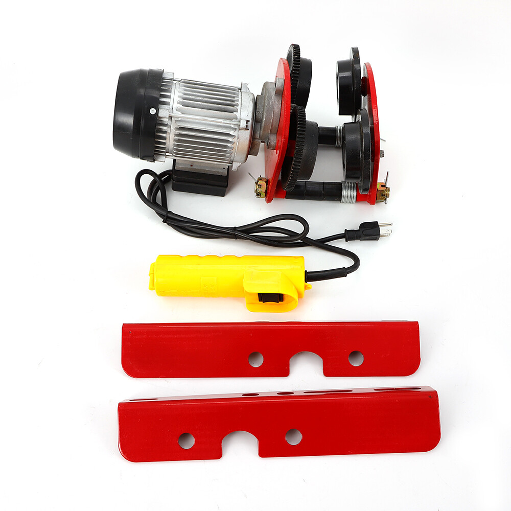 2200Lbs Electric Chain Hoist Winch Crane Overhead 10ft Lifting 500W 1400r/Min