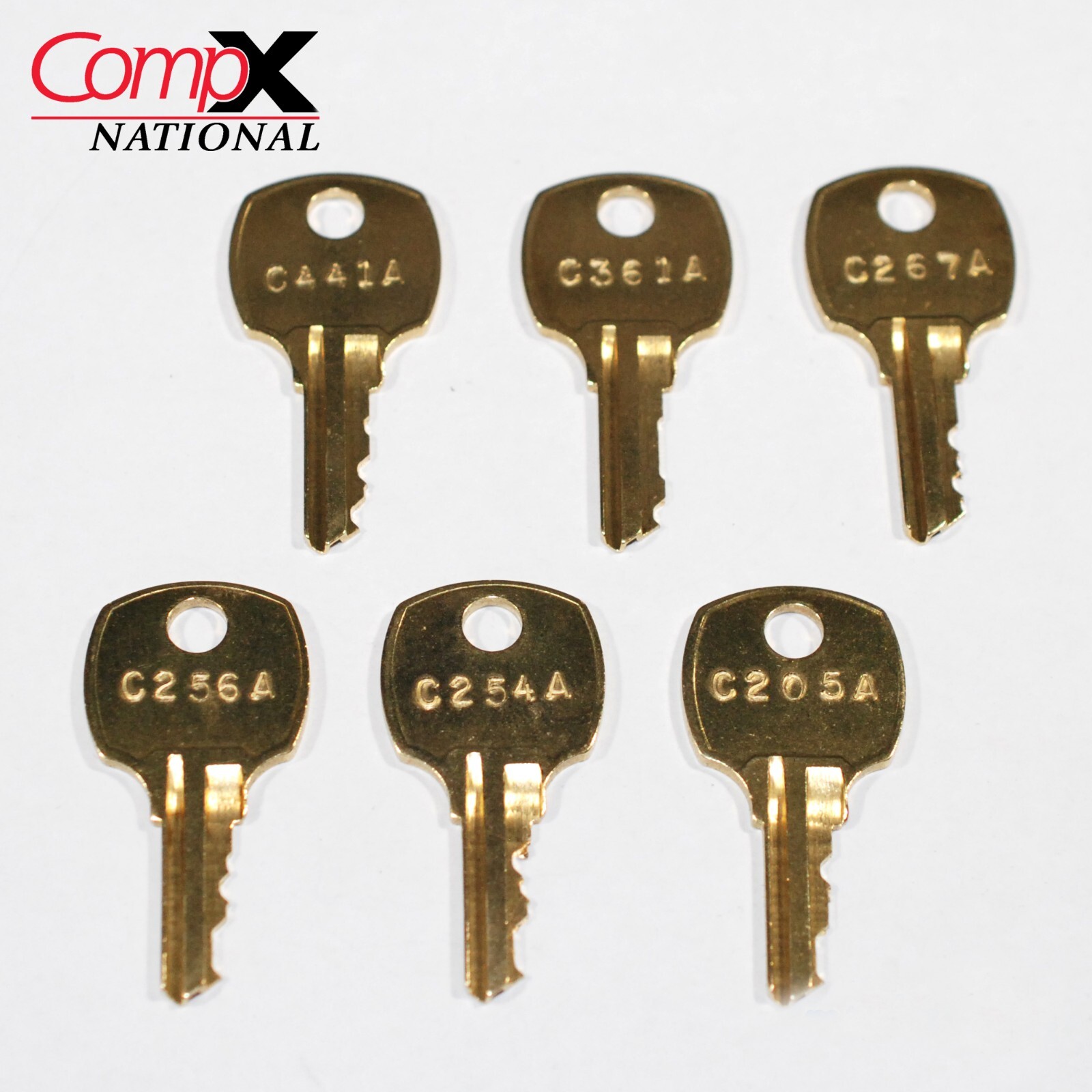 6 CompX Key Set ~ C205A, C254A, C256A, C267A, C361A, C441A
