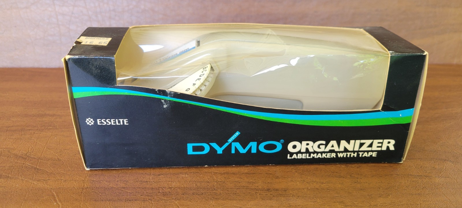 Vintage Esselte Dymo Labelmaker Organizer 1610-03 w/Box