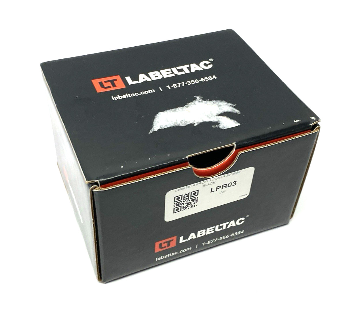 LabelTac LPR03 Pro Model Standard Print Ribbon, Black, 4.33″ x 984′ Roll