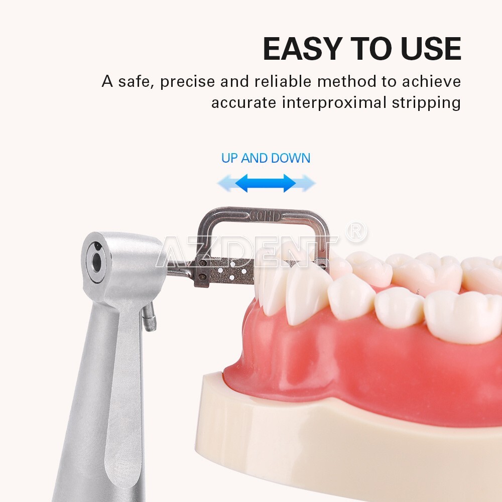 Dental 4:1 Reduction Contra Angle Handpiece IPR Interproximal Stripping Strips
