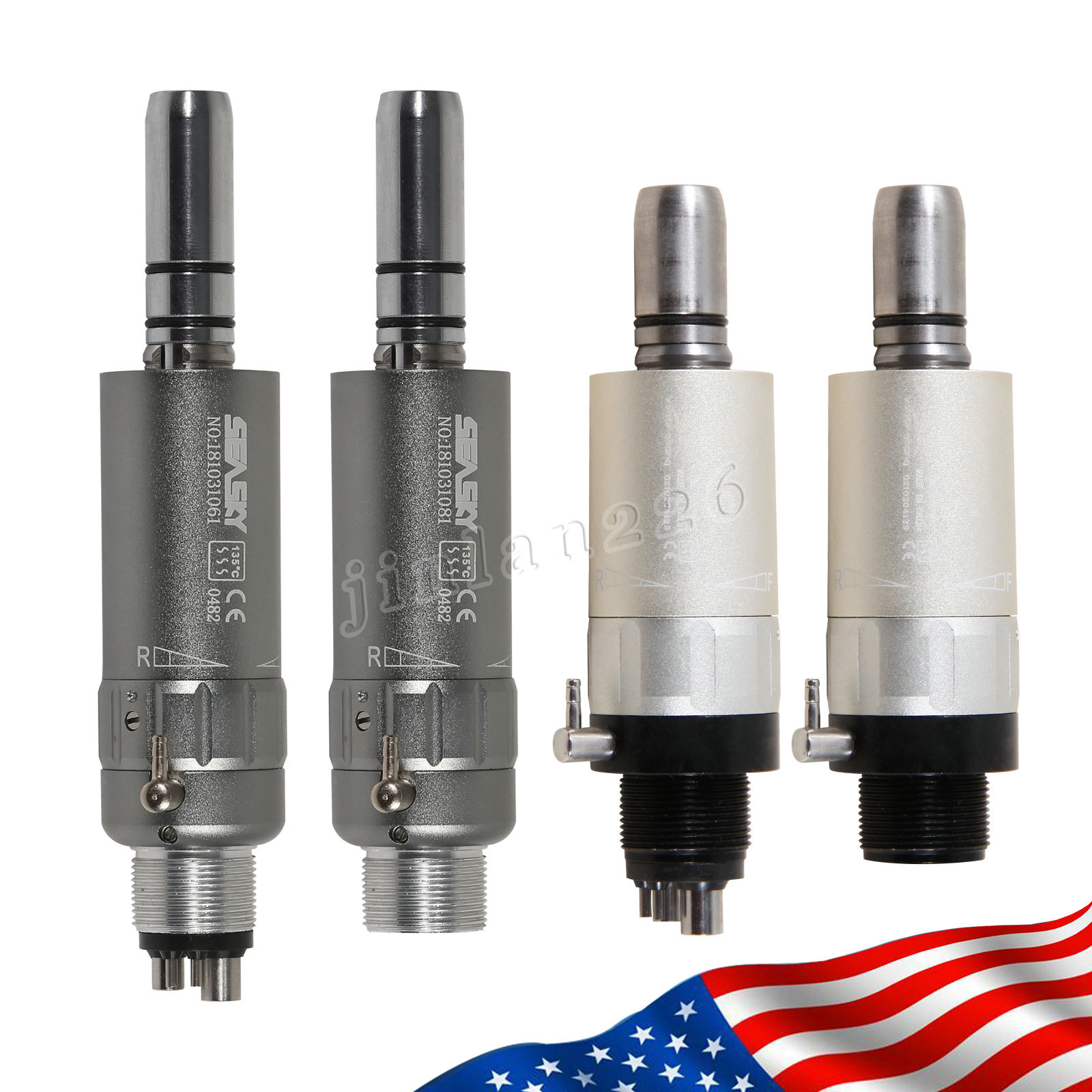 Dental Slow Low Speed E type Air Motor 2/4-Hole Micromotor Handpiece NSK Style