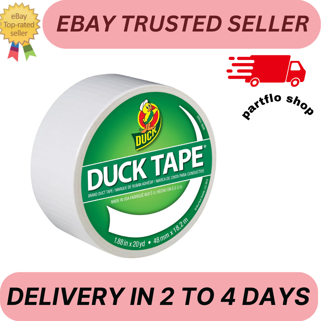 Duck 1.88″ x 20 yd Duct Tape – White