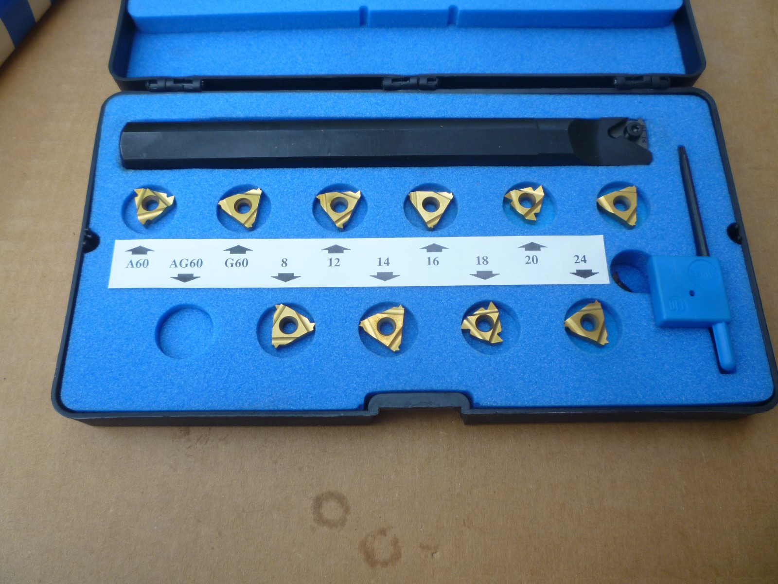 Valenite Internal Threading Set 1 Miissing Insert