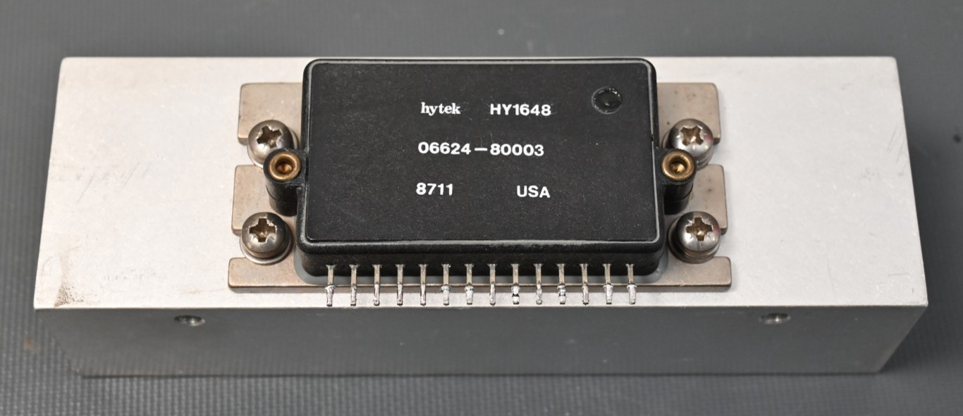 HP 6624-80003 Hytek HY1648 Heatsink Assembly w/ ~0.75 lb Aluminum Heatsink 6624A