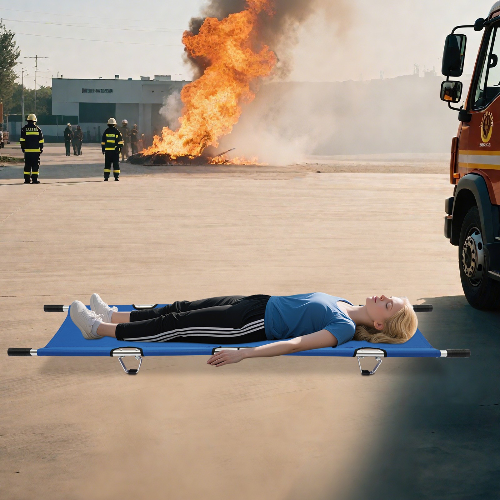Folding Stretcher For Medical Emergency Portable Emergency Medical Stretcher