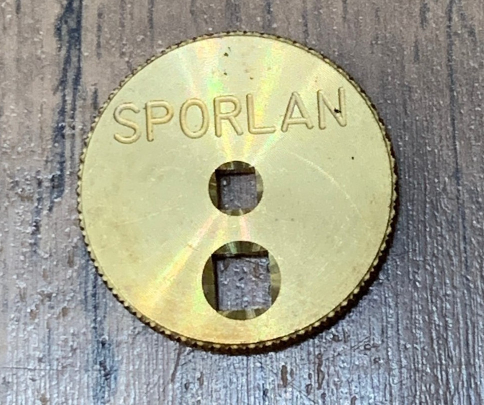 Parker SPORLAN TXV Adjustment Tool Coin, Brass Service Tool, New!