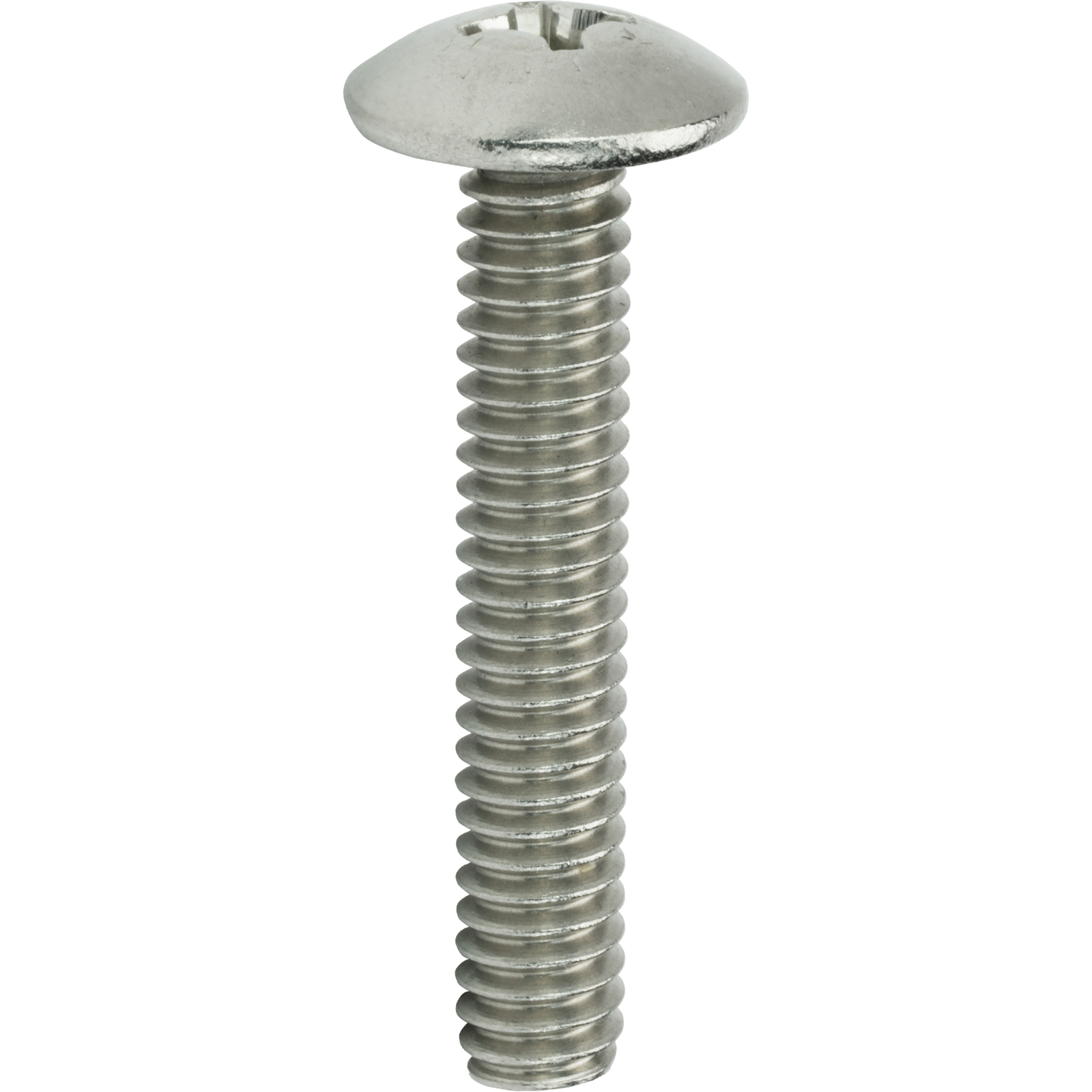 1/4-20 Phillips Truss Head Machine Screws Stainless Steel Wide All Lengths