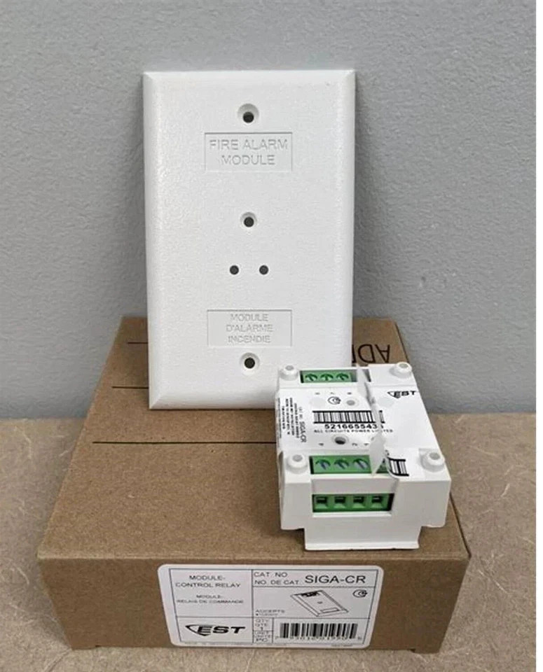 Edwards EST SIGA-CR Intelligent Addressable Control Relay Module – Brand New