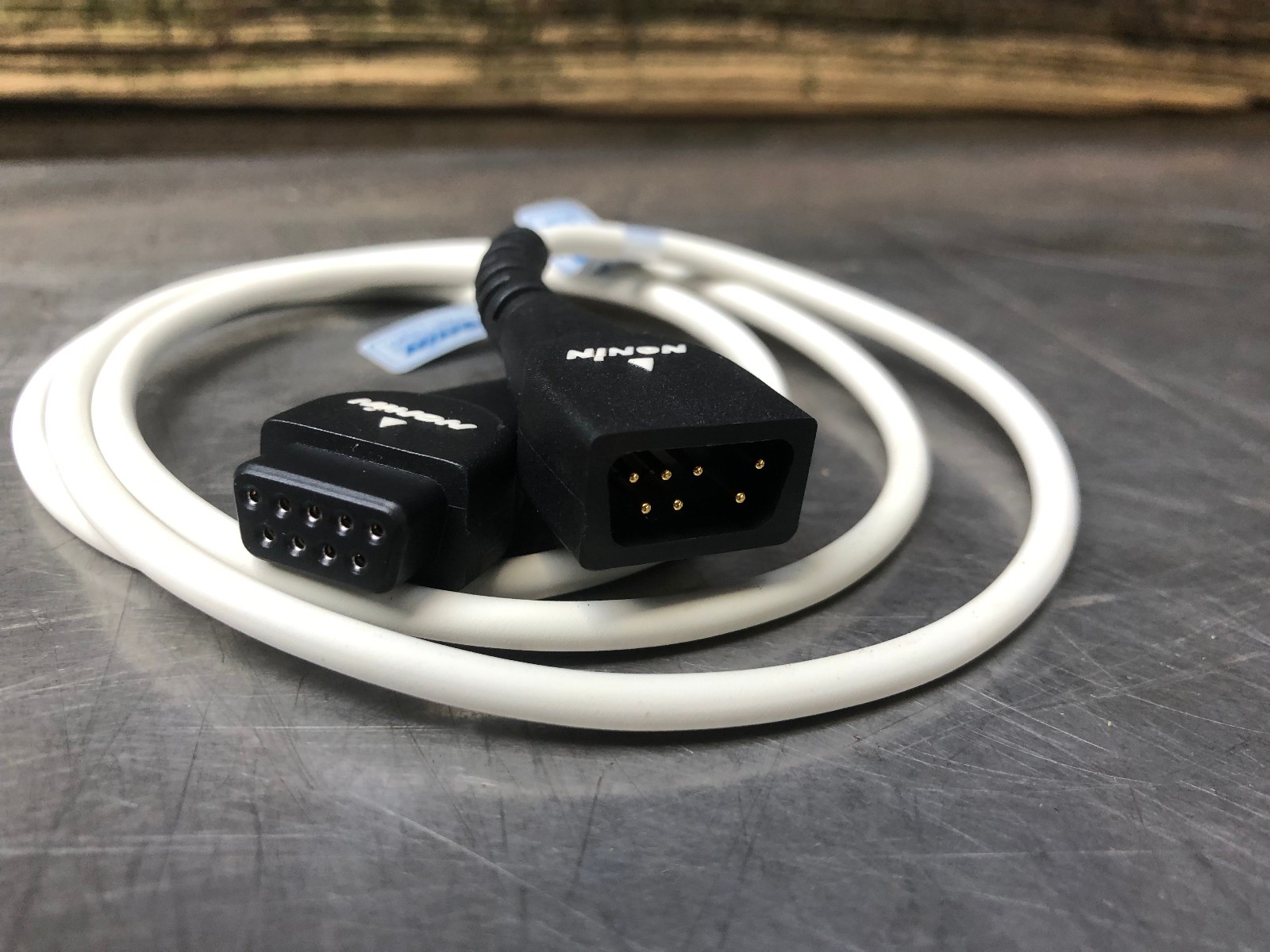 NOS Nonin Universal 3ft/1M SpO2 Oximeter Sensor Extension Cable PN: 6083-001