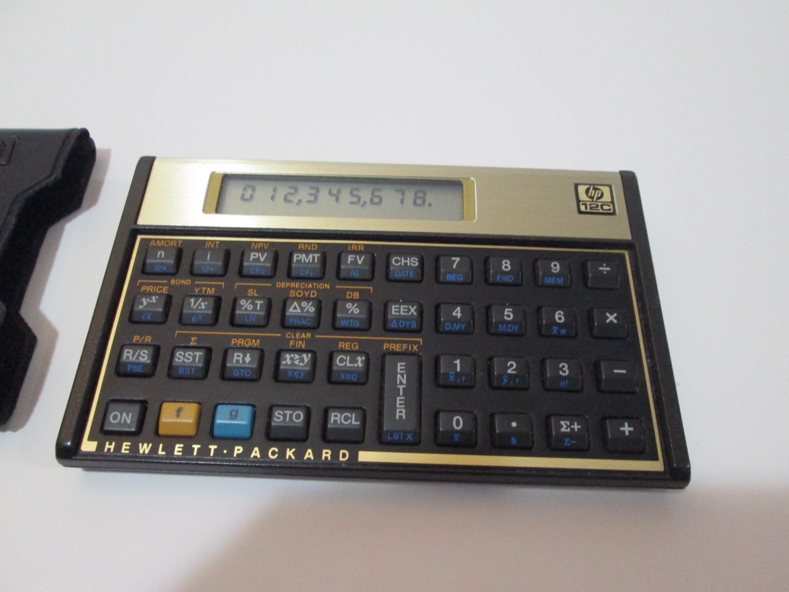 Vintage HP 12C Financial Programmable Calculator Made in Malaysia With Case