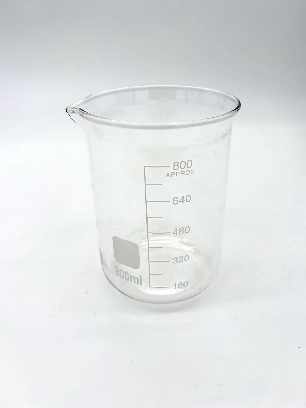 800mL Beaker, Low Form, 100mm outside diameter