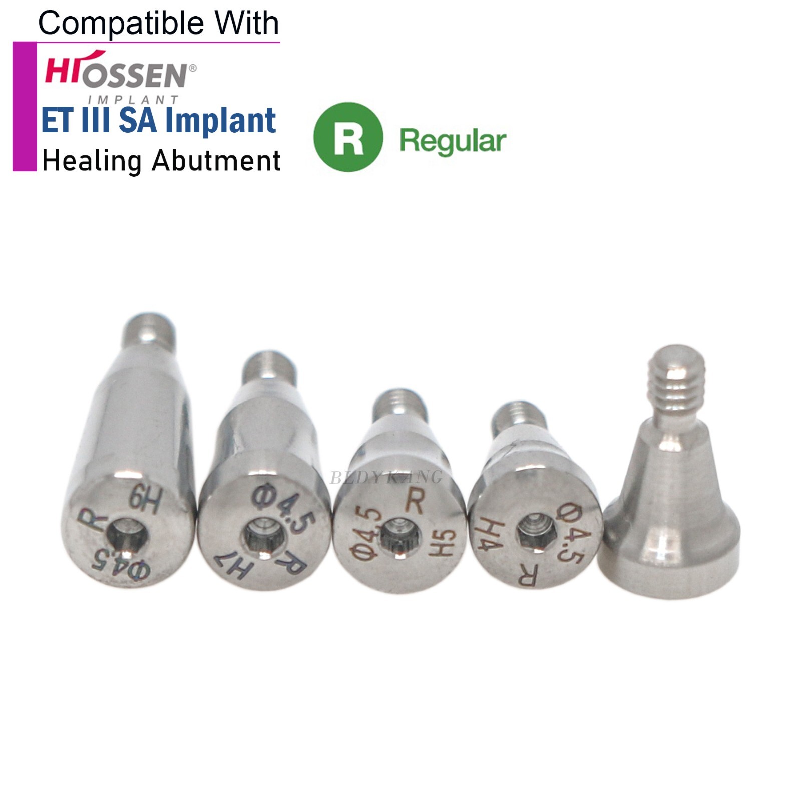 Dental Healing Abutment Mini Regular Platform Fits Osstem Hiossen