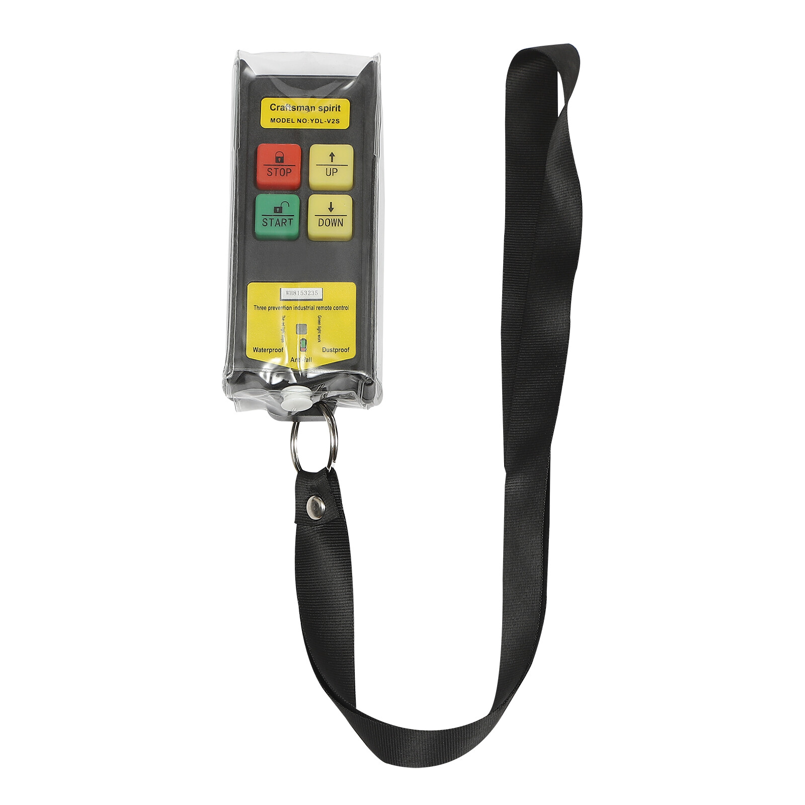 Electric Hoist 660LBS W/ Wireless Remote Control & Single/Double Slings Winch