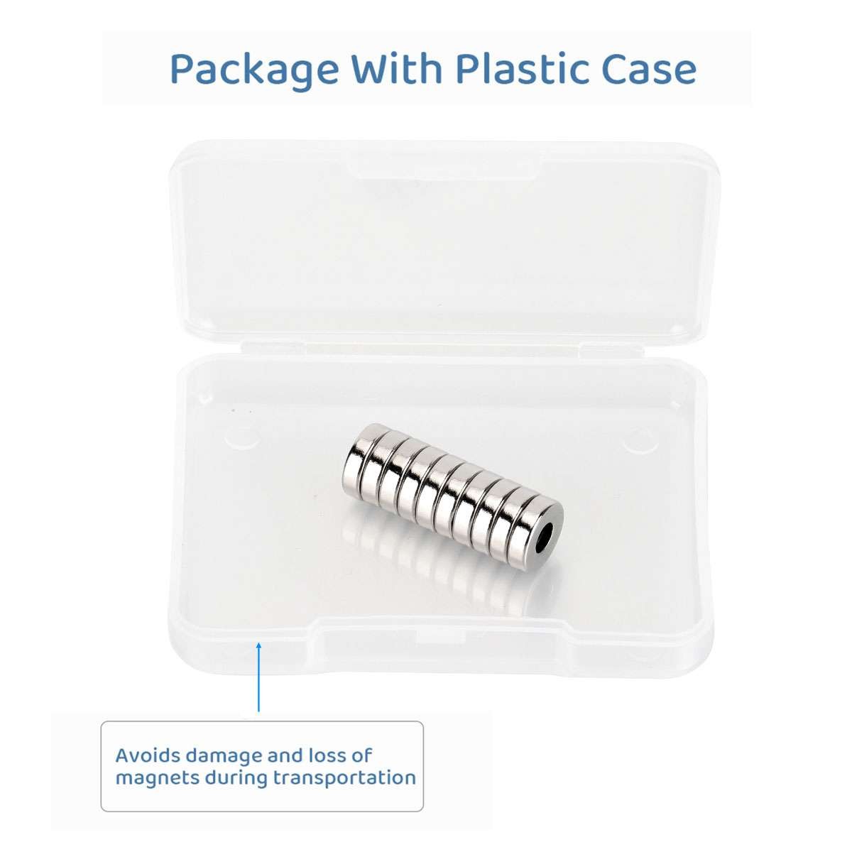 25 50 100Pc Strong Countersunk Ring Magnets 10*3mm Rare Earth Neodymium 4mm Hole