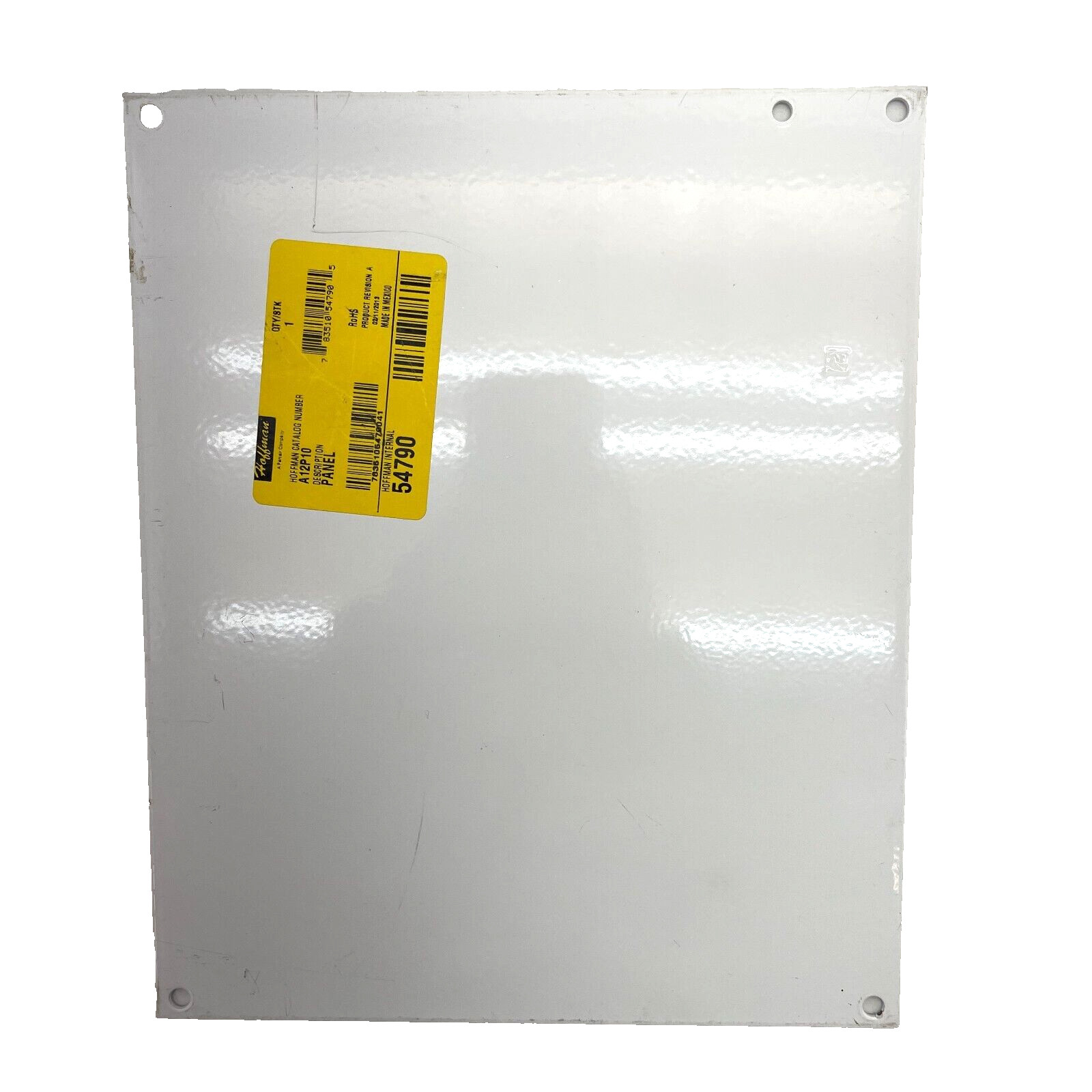 Hoffman White Interior Enclosure Panel 10.75″ H x 8.88″ W A12P10 – NEW