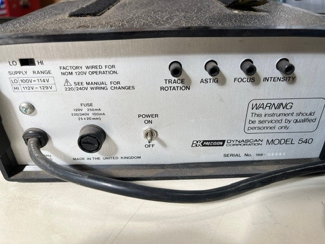 B&K Precision Model 540 Circuit Analyzer Component Tester – Tested/Working