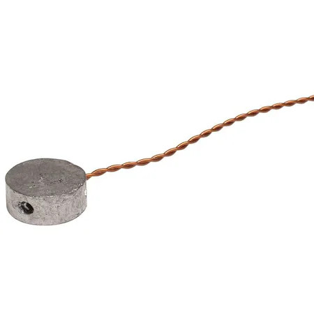 Lead Seal, Brass, Silver, Pk100, 1F246