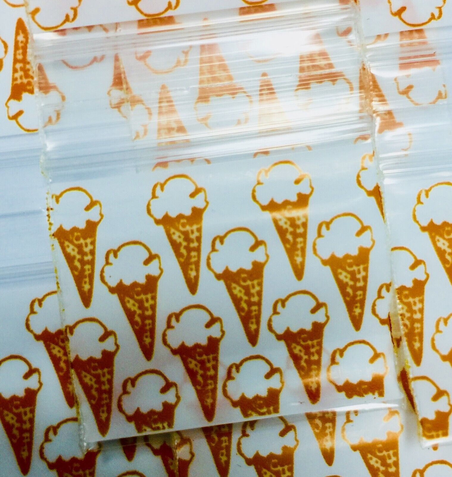 2.5 MIL 12510 MINI ZIP DESIGN BAGS 1.25″X1″ 10 DSN PRE-MIX 1000PCS, READ DETAILS
